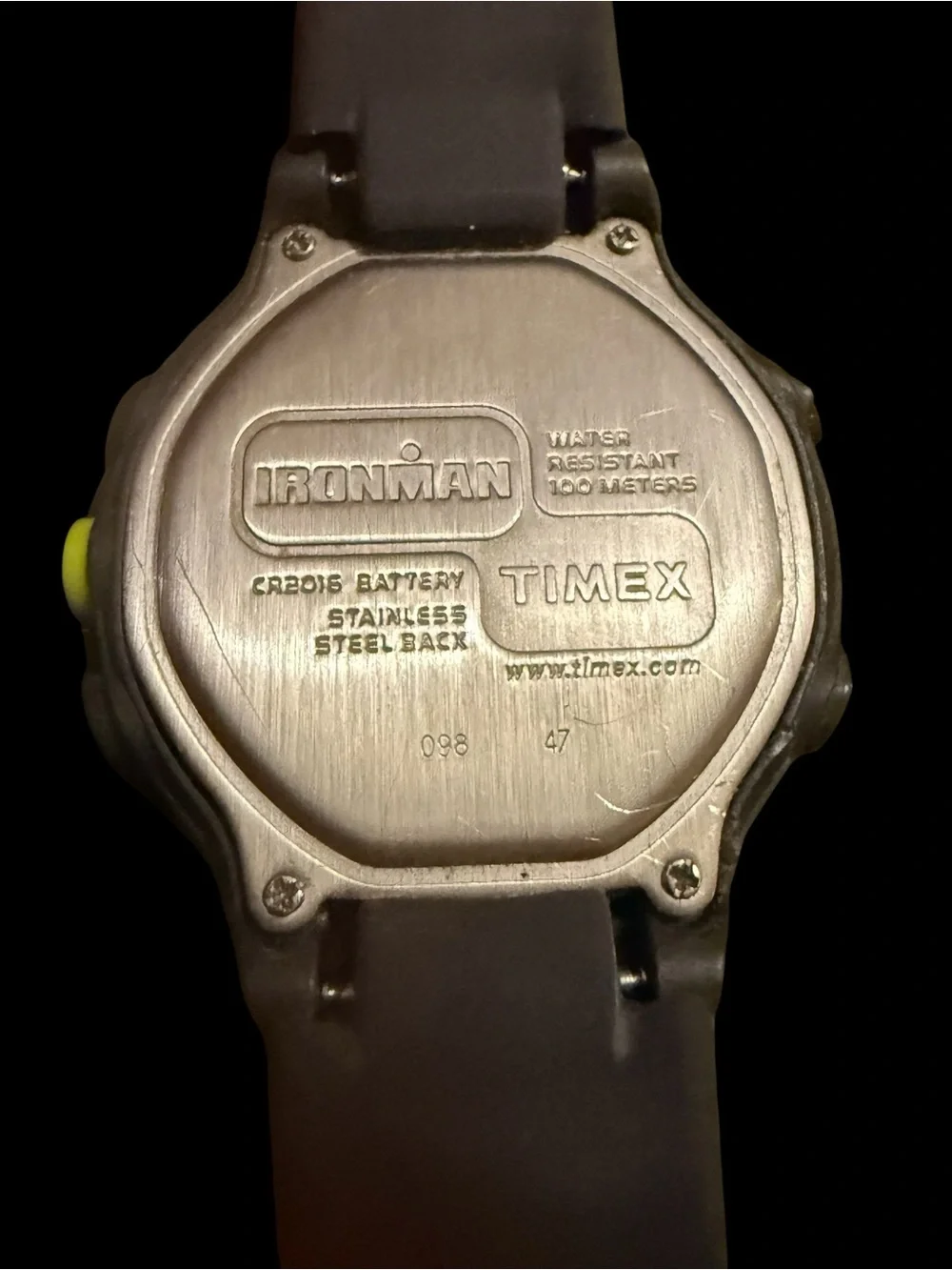Timex sports black yellow